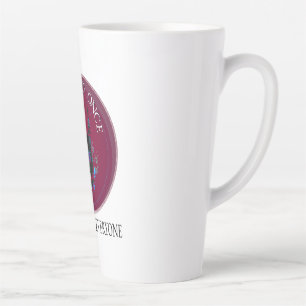 Tasse Latte Respiré une fois : Crâne de démon hypnotique