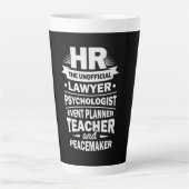 Tasse Latte Ressources humaines Fières (Devant)