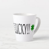 TASSE LATTE RESTEZ CHANCEUX !! (Angle droit)