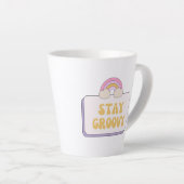 Tasse Latte Restez Groovy (Angle droit)