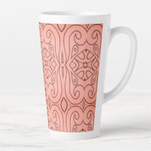 Tasse Latte Résumé Conception Sangria