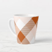 Tasse Latte Résumé du Carré géométrique 16 (Angle gauche)