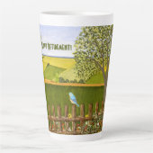 Tasse Latte Retraite Belle Vue (Devant)