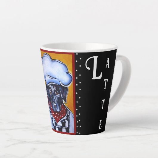 TASSE LATTE RÉTRIEVER DU LABRADOR (Angle droit)