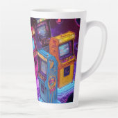 Tasse Latte Retro Arcade Machines (Droite)