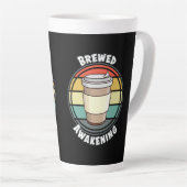 Tasse Latte Rétro Brûlé éveil à chaud pour aller (Angle droit)