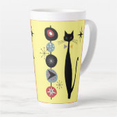 Tasse Latte Retro l'ère atomique milieu du siècle moderne Cool (Angle droit)