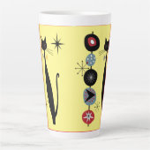 Tasse Latte Retro l'ère atomique milieu du siècle moderne Cool (Devant)
