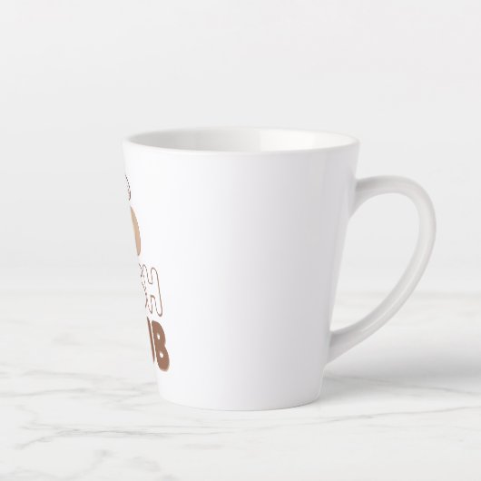 Tasse Latte Retro "No Rush Club" for Relaxing (Droite)