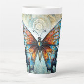 Tasse Latte Rêve de papillon mécanique (Devant)