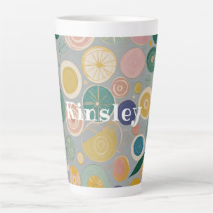 Tasse Latte Rêve Kaleidoscope personnalisé