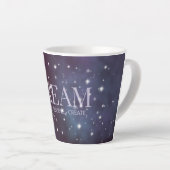 Tasse Latte Rêve mystique Dusty Violet (Angle droit)