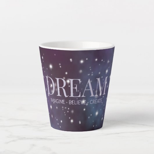 Tasse Latte Rêve mystique Dusty Violet (Devant)