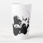 Tasse Latte Revendication sans cliques (Devant)