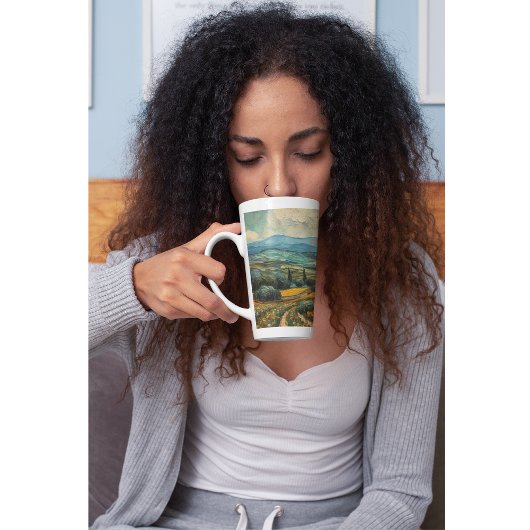 Tasse Latte Rêves toscans dorés