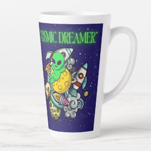 Tasse Latte rêveur cosmique