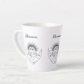 Tasse Latte Rhiannon Celtic Welsh Moon déesse Pagan Wicca (Angle gauche)