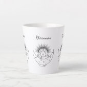 Tasse Latte Rhiannon Celtic Welsh Moon déesse Pagan Wicca (Devant)