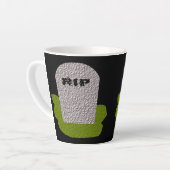 Tasse Latte RIP Tombstone (Angle gauche)