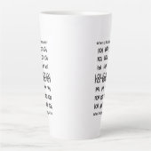 Tasse Latte Rires absolus (Devant)