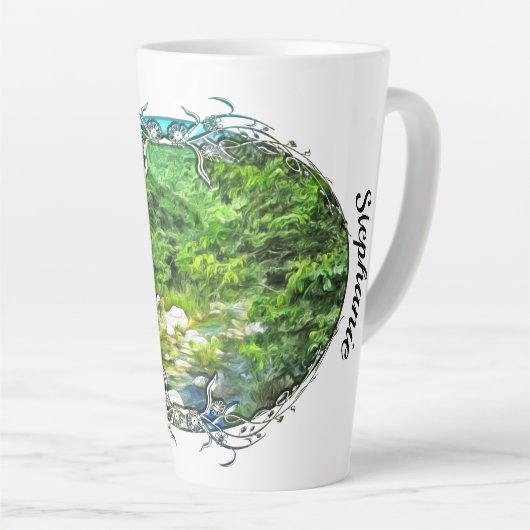 Tasse Latte Rivière Vallarta Sud 0366 (Angle droit)
