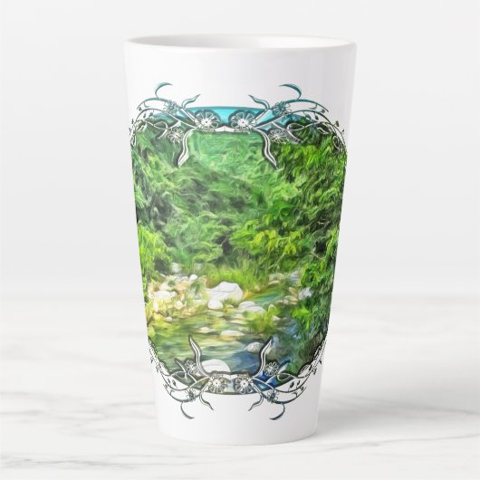 Tasse Latte Rivière Vallarta Sud 0366 (Devant)