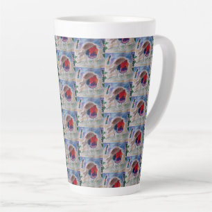 Tasse Latte Robin de Noël