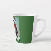 Tasse Latte Robin de Noël 1 (Droite)