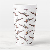 Tasse Latte Robin sur Sakura (Devant)
