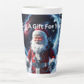 Tasse Latte Robot déplaisant Père Noël (Devant)