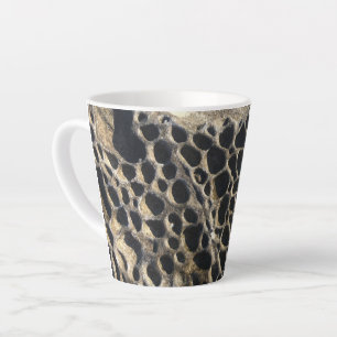 Tasse Latte Rochers Bulles de Plage