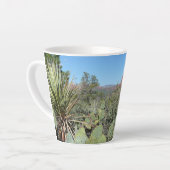 Tasse Latte Rochers rouges et cactus I (Angle gauche)