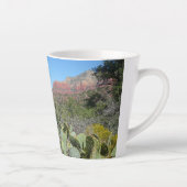 Tasse Latte Rochers rouges et cactus I (Droite)