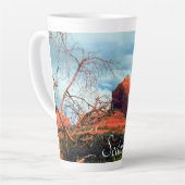 Tasse Latte Roches rouges pittoresques de Sedona (Angle gauche)