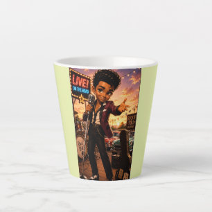 Tasse Latte Rockachibi Bobby – Idée Cadeau Vintage
