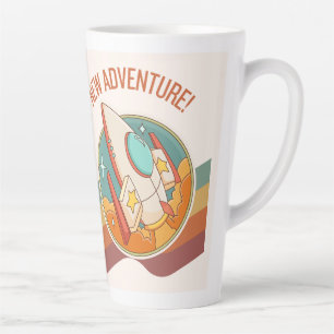 Tasse Latte rocketship nouvelle aventure