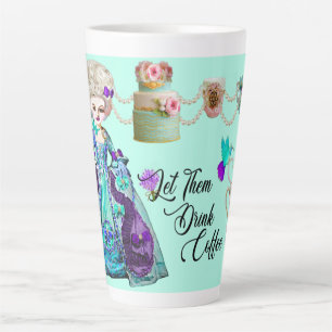 Tasse Latte Rococo Marie Antoinette Laissez-Les Boire Du Café