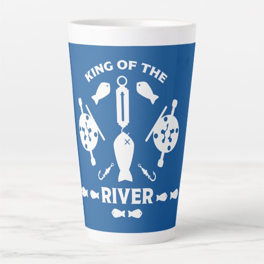 Tasse Latte Roi De La Rivière (Devant)