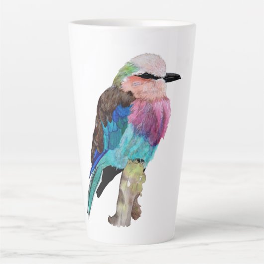 Tasse Latte Roller à poitrine Lilac (Devant)