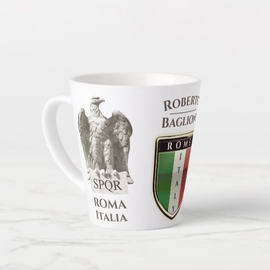 Tasse Latte Roman Aquila (Angle gauche)