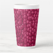 Tasse Latte Romantic 3D Red Hearts Pattern-32322 (Devant)