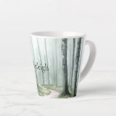Tasse Latte Romantic Enchanted Forest Christmas (Angle droit)