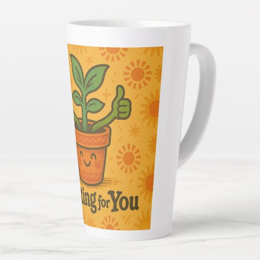 Tasse Latte Rooting for You (Angle droit)