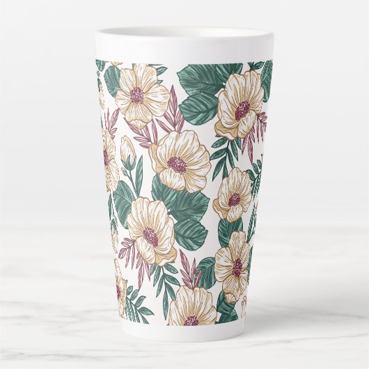 Tasse Latte Rose (Devant)