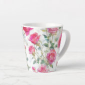 Tasse Latte Rose (Angle droit)
