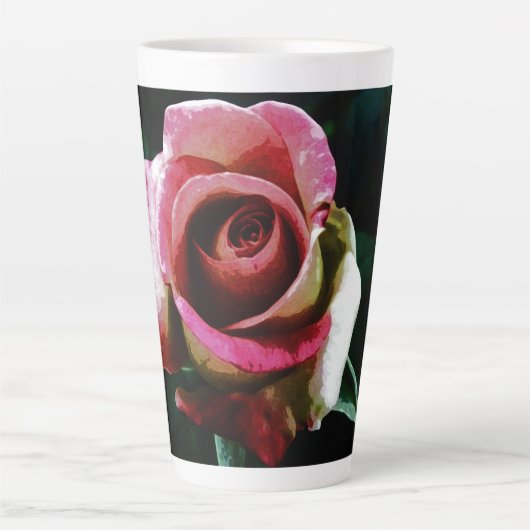 Tasse Latte rose (Devant)