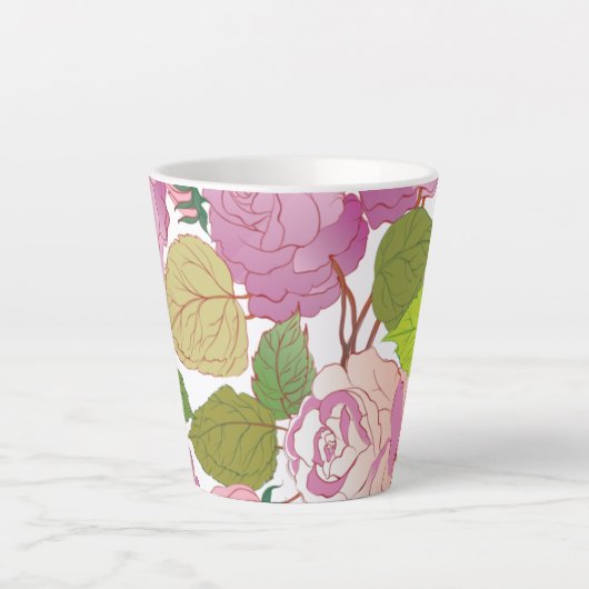 Tasse Latte Rose 17 (Devant)