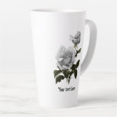 Tasse Latte Rose blanche Grimoire (Angle droit)