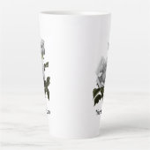 Tasse Latte Rose blanche Grimoire (Devant)