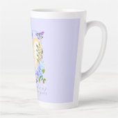 Tasse Latte Rose bleu romantique Amour toujours violet latte M (Droite)